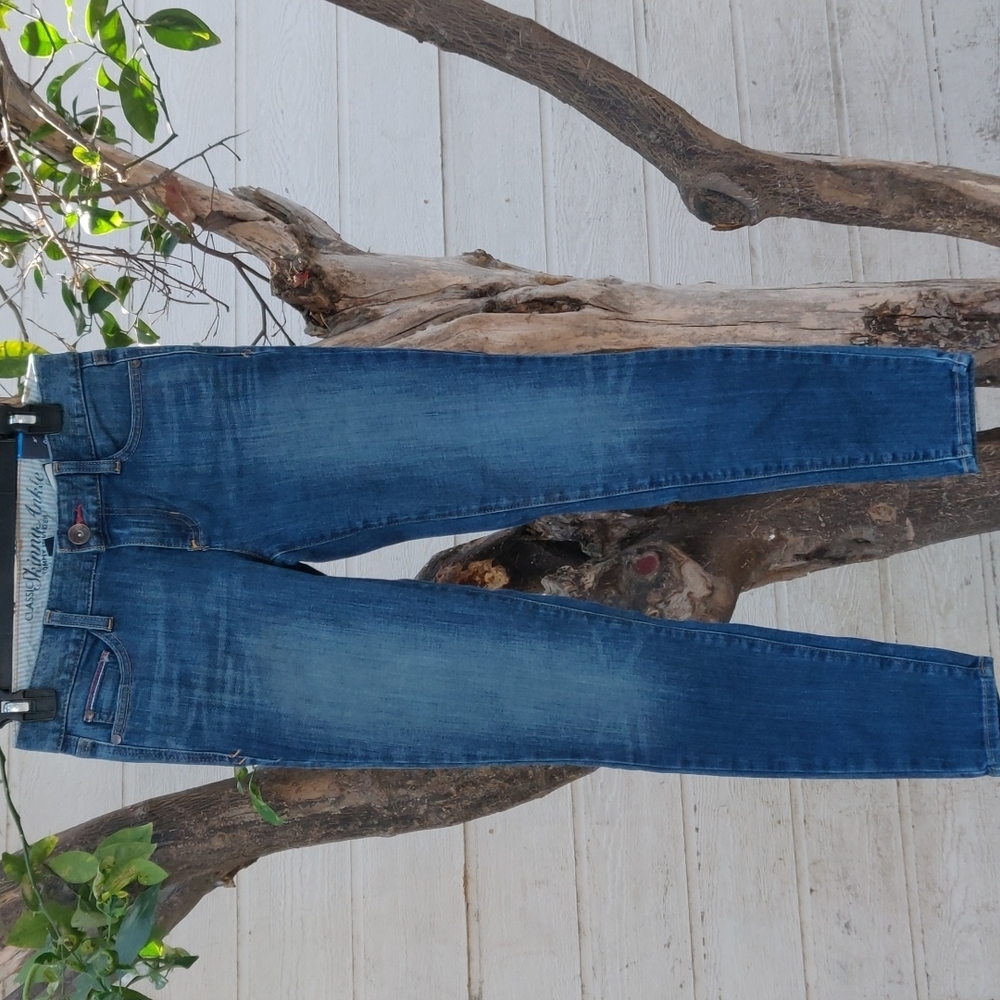 Tommy Hilfiger women's classic skinny ankle jeans size 2 color blue